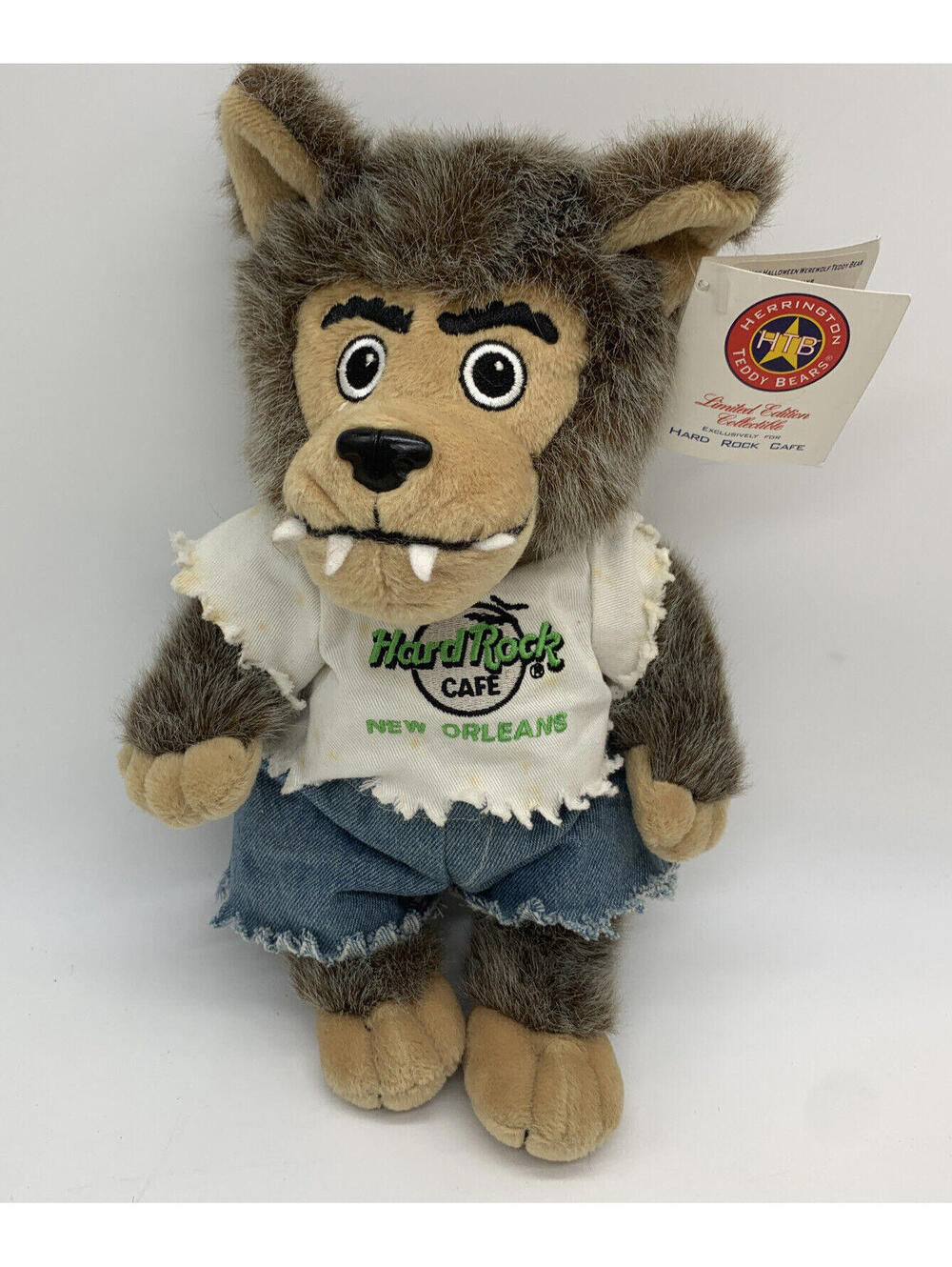 HARD ROCK CAFE HALLOWEEN New Orleans WEREWOLF COSTUME BEAR (#6 OF 144) W/Tags